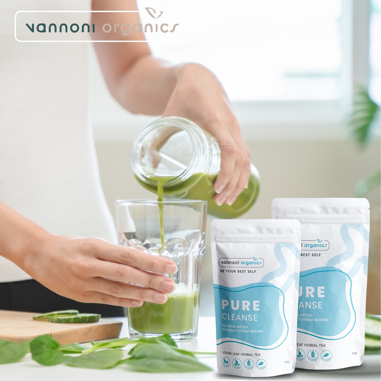 Pure Cleanse Tea - Natural Detox. Radiance from Within.