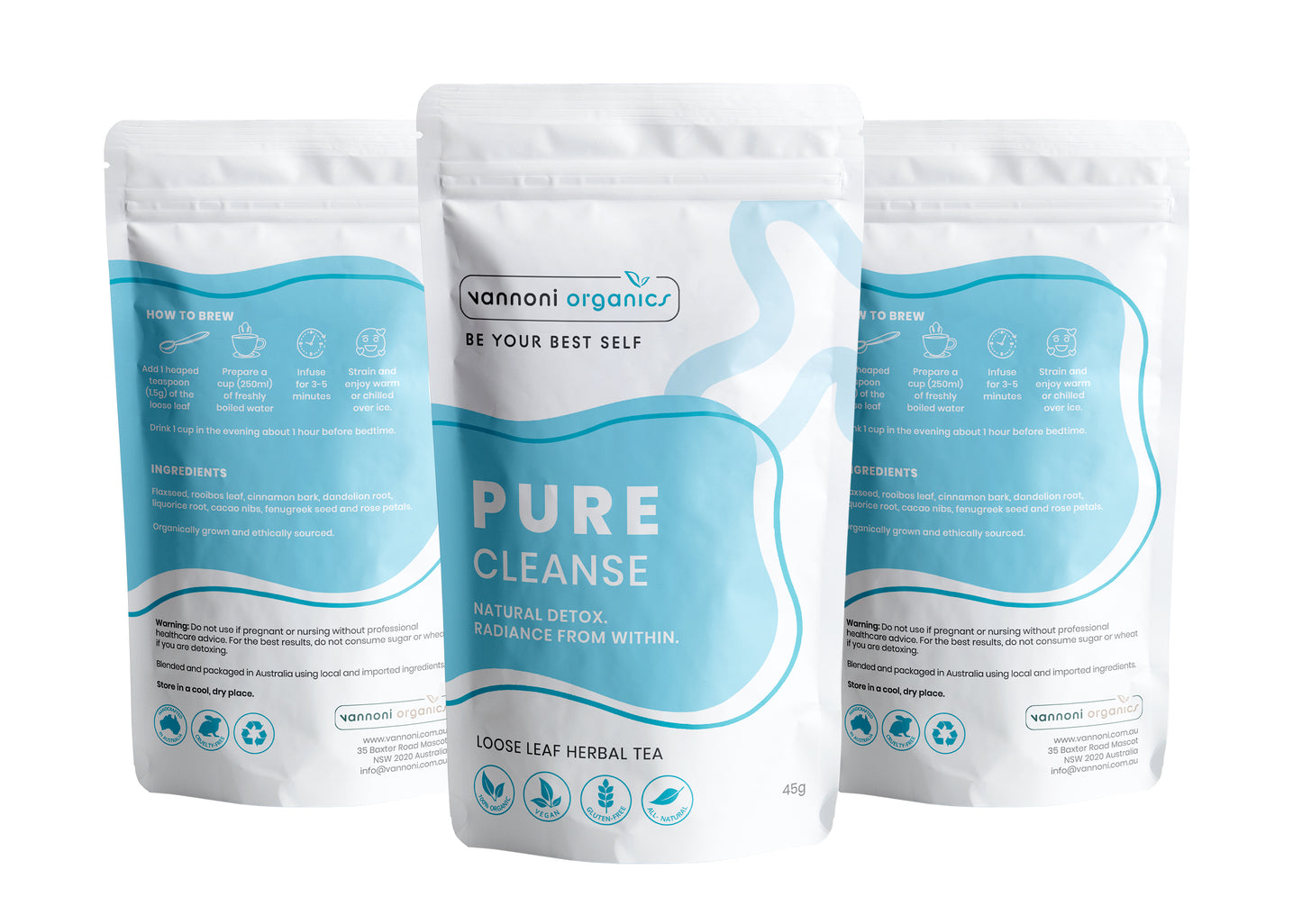 Pure Cleanse Tea - Natural Detox. Radiance from Within.