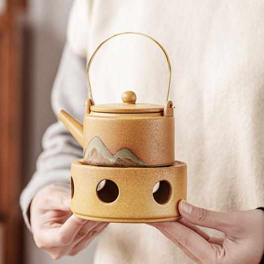 Yuanshan Teapot & Camellia Warmer Set