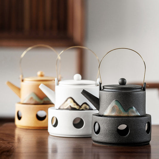 Yuanshan Teapot & Camellia Warmer Set