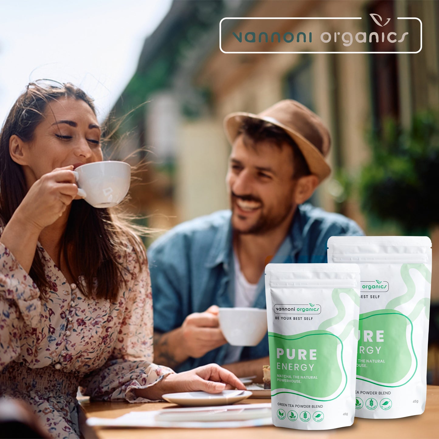 Pure Energy Tea - Matcha. The Natural Powerhouse.
