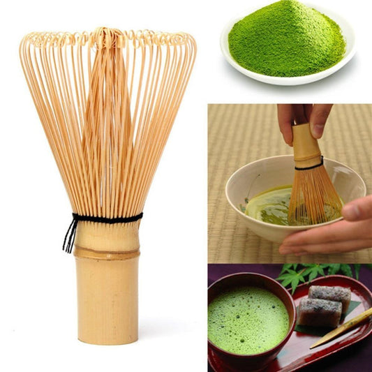 Bamboo 64-Prong Matcha Whisk – Ceremony Grade